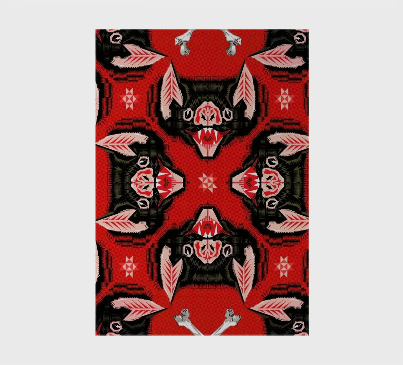 Batface Pattern carnet de notes de Chobopop