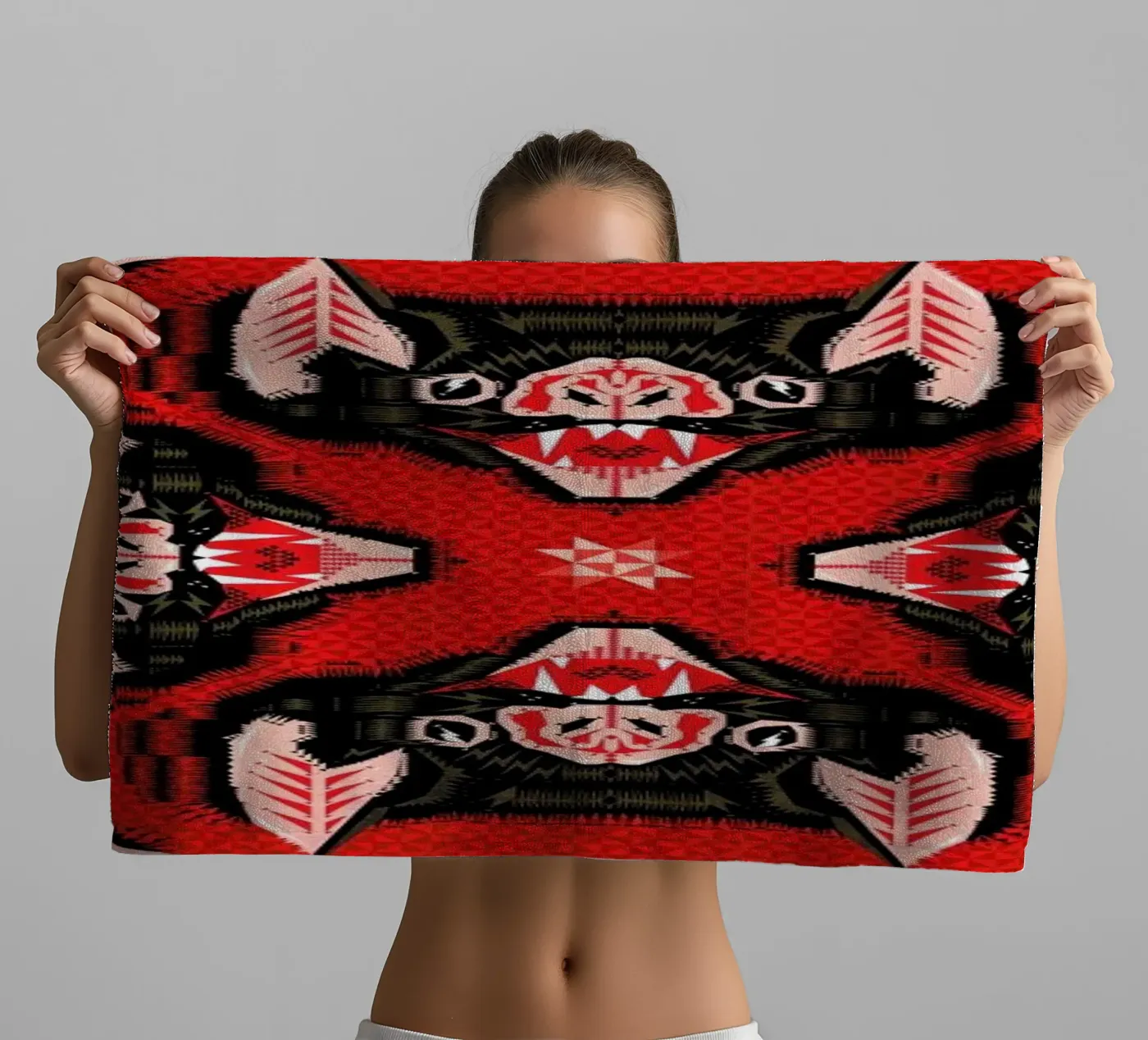 Batface Pattern Handtuch von Chobopop