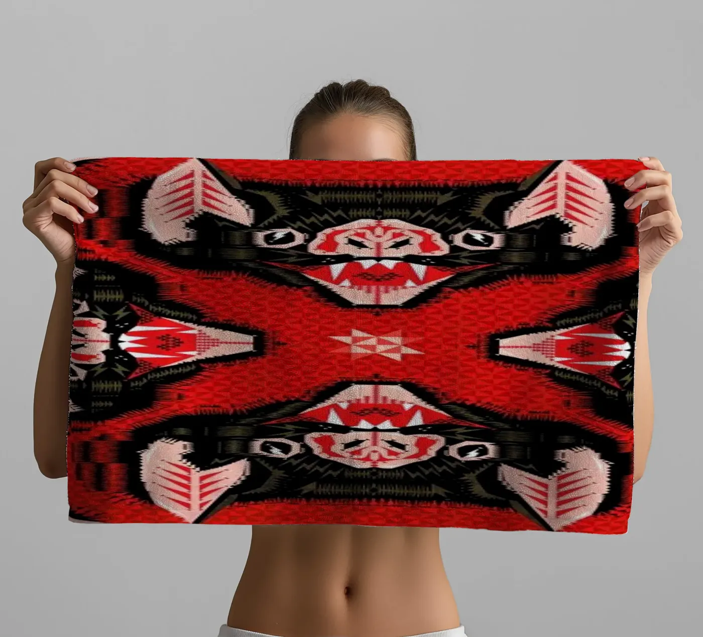 Batface Pattern towel by Chobopop