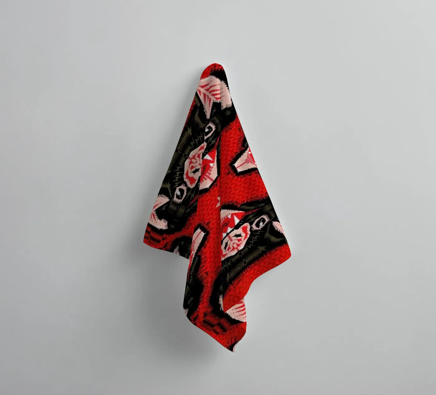 Batface Pattern towel by Chobopop