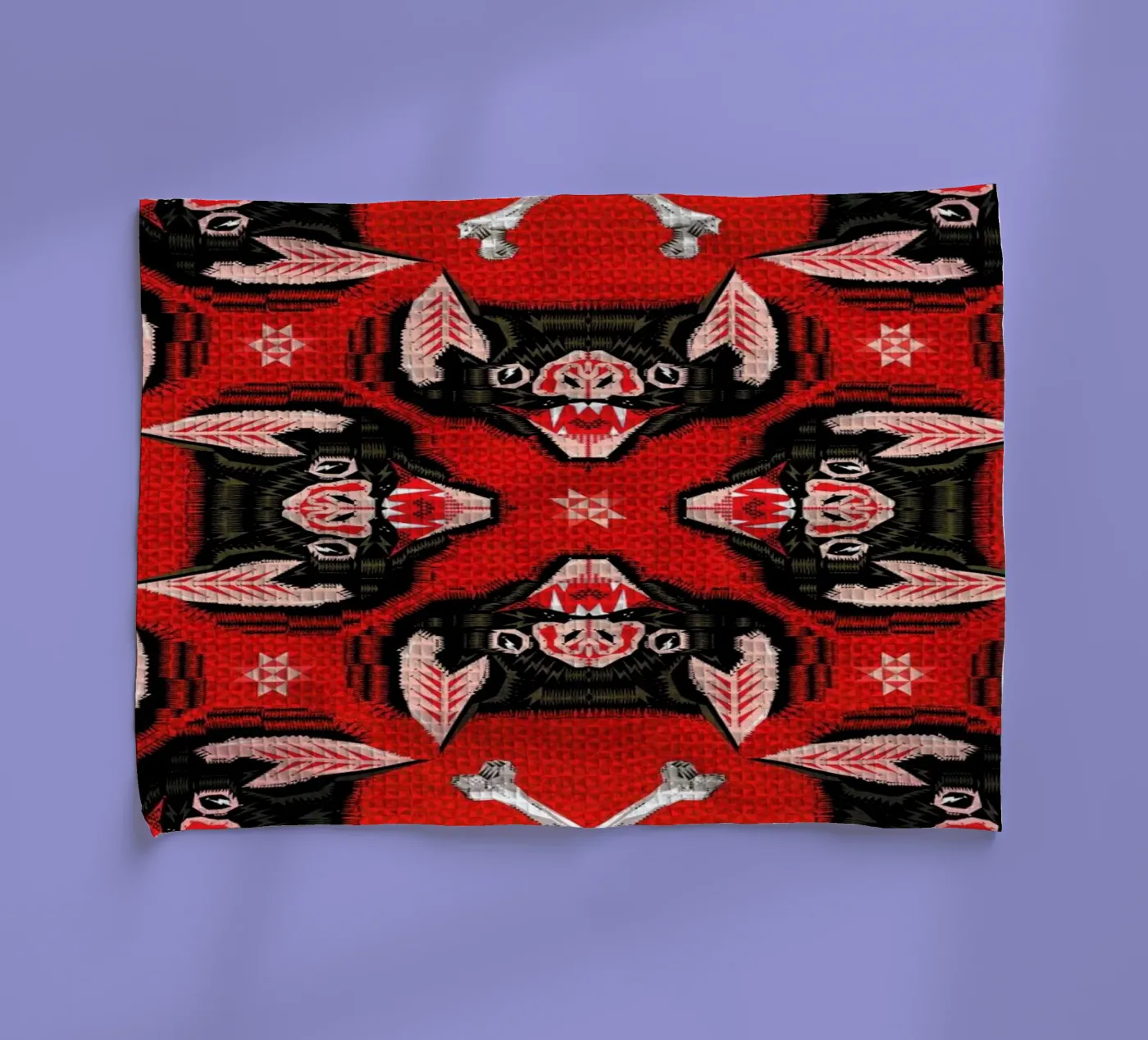 Batface Pattern Geschirrtuch von Chobopop