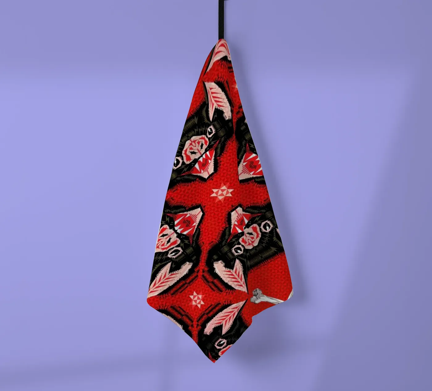 Batface Pattern Geschirrtuch von Chobopop