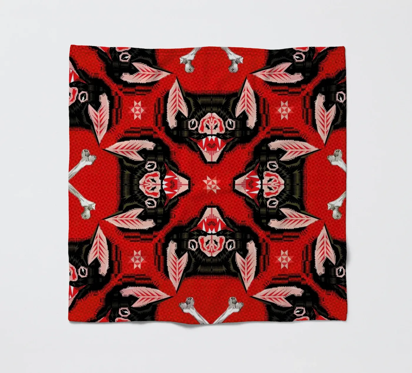 Batface Pattern Fleecedecke von Chobopop
