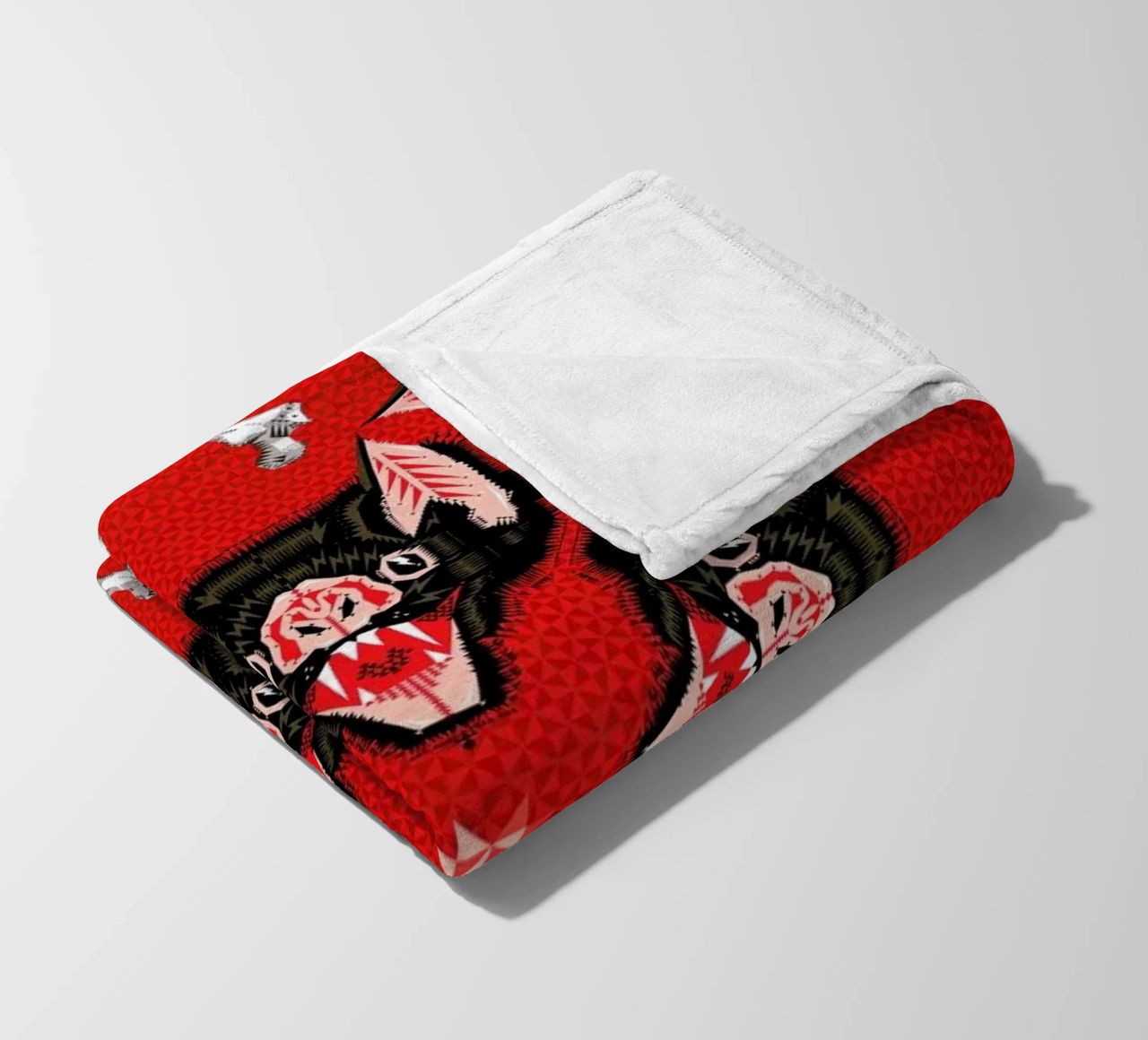 Batface Pattern coperta in pile da Chobopop