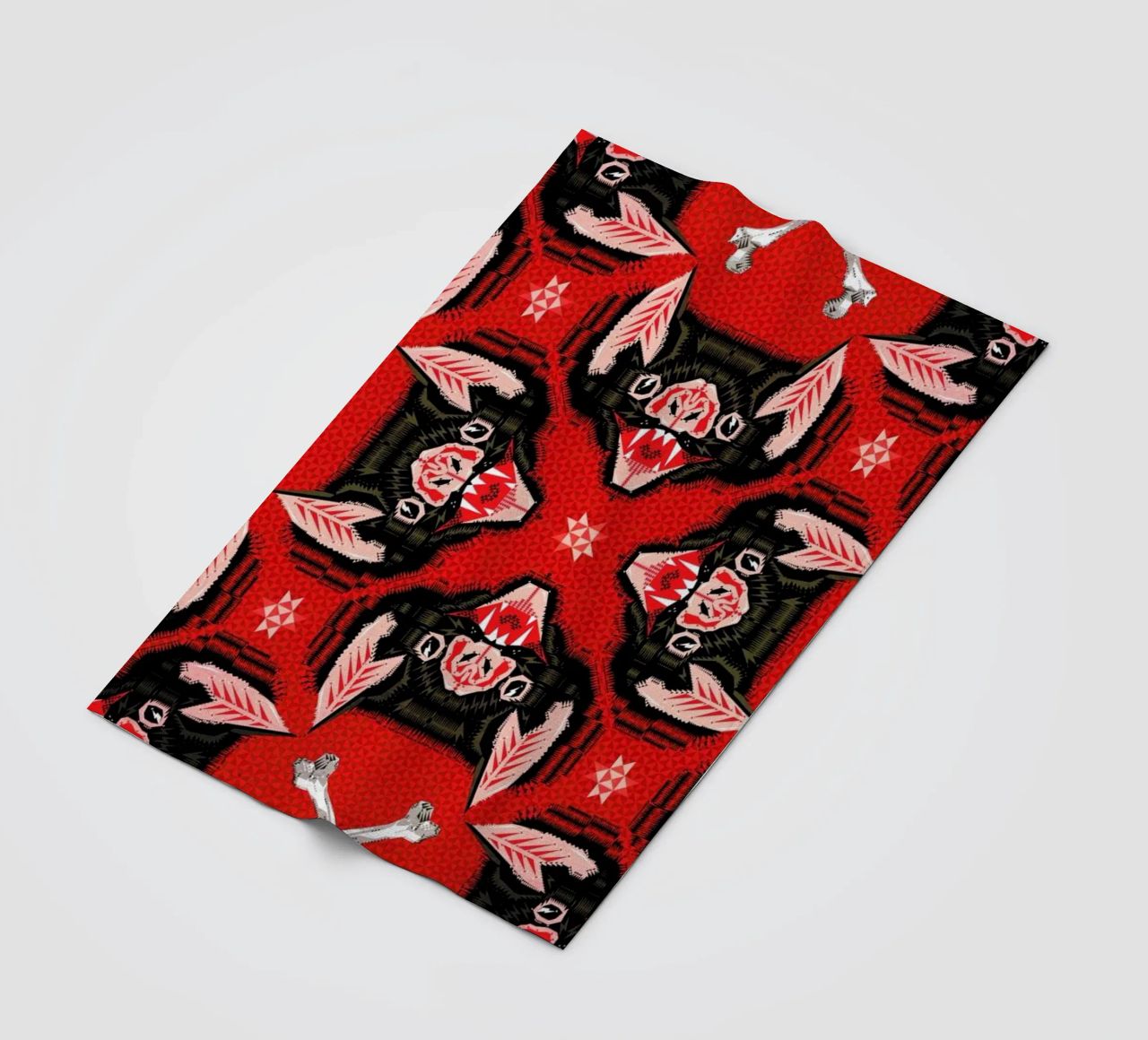 Batface Pattern coperta in pile da Chobopop