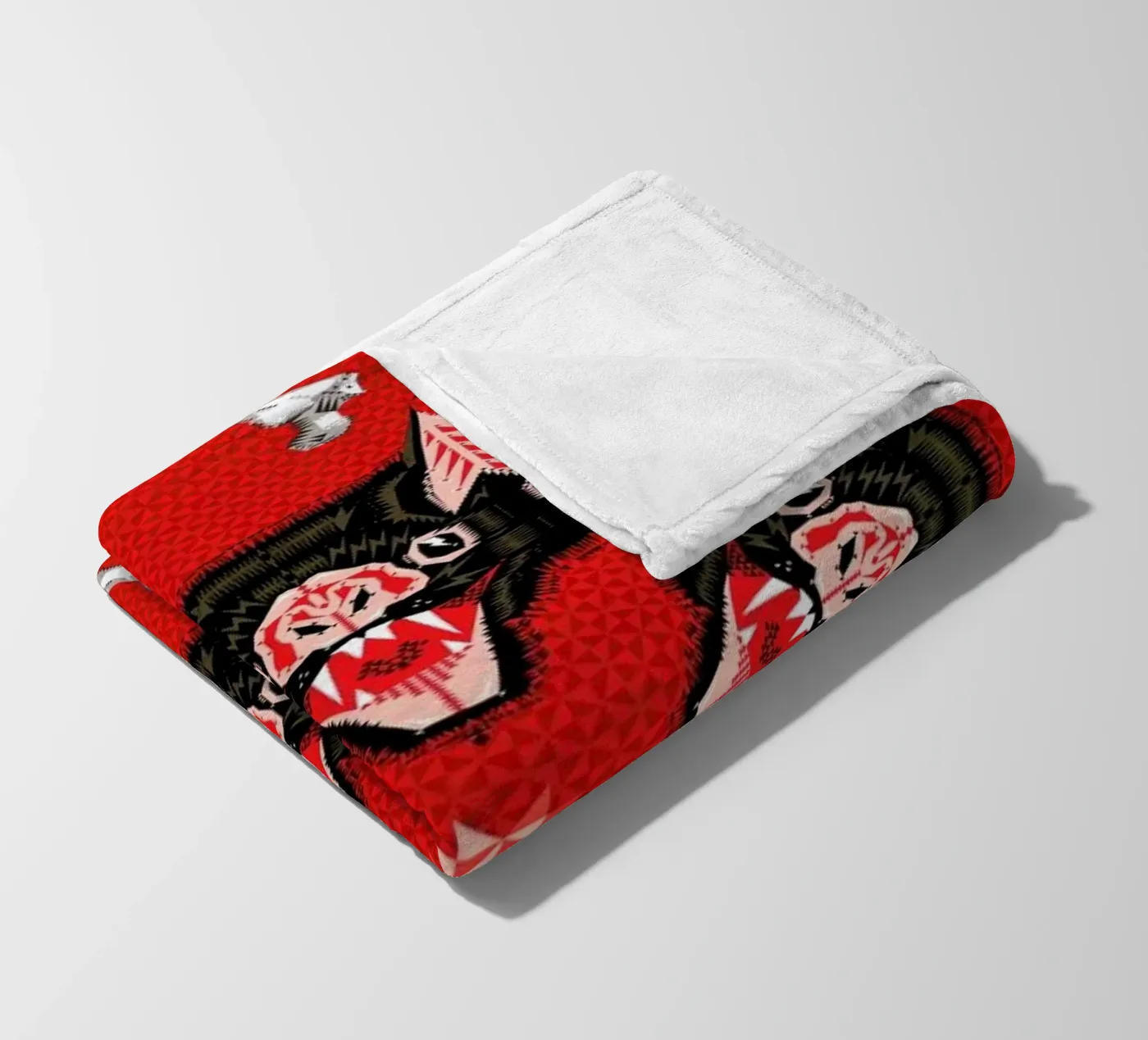 Batface Pattern Fleecedecke von Chobopop