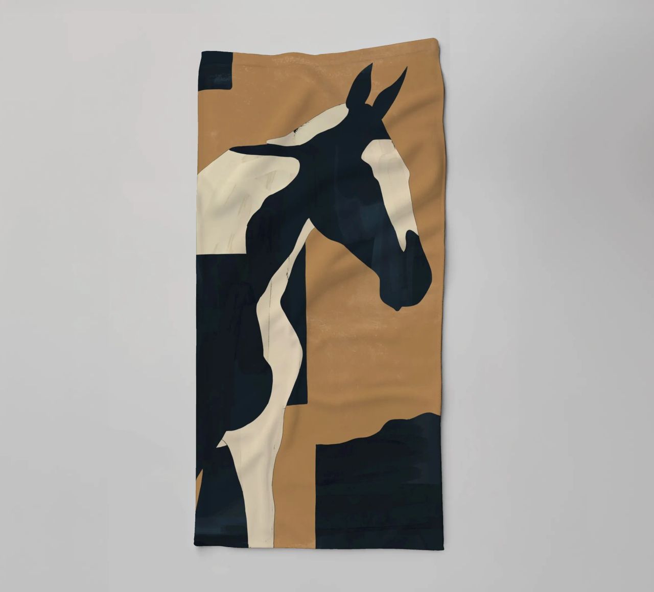 Abstract Minimal Horse 6 towel by ThingDesign