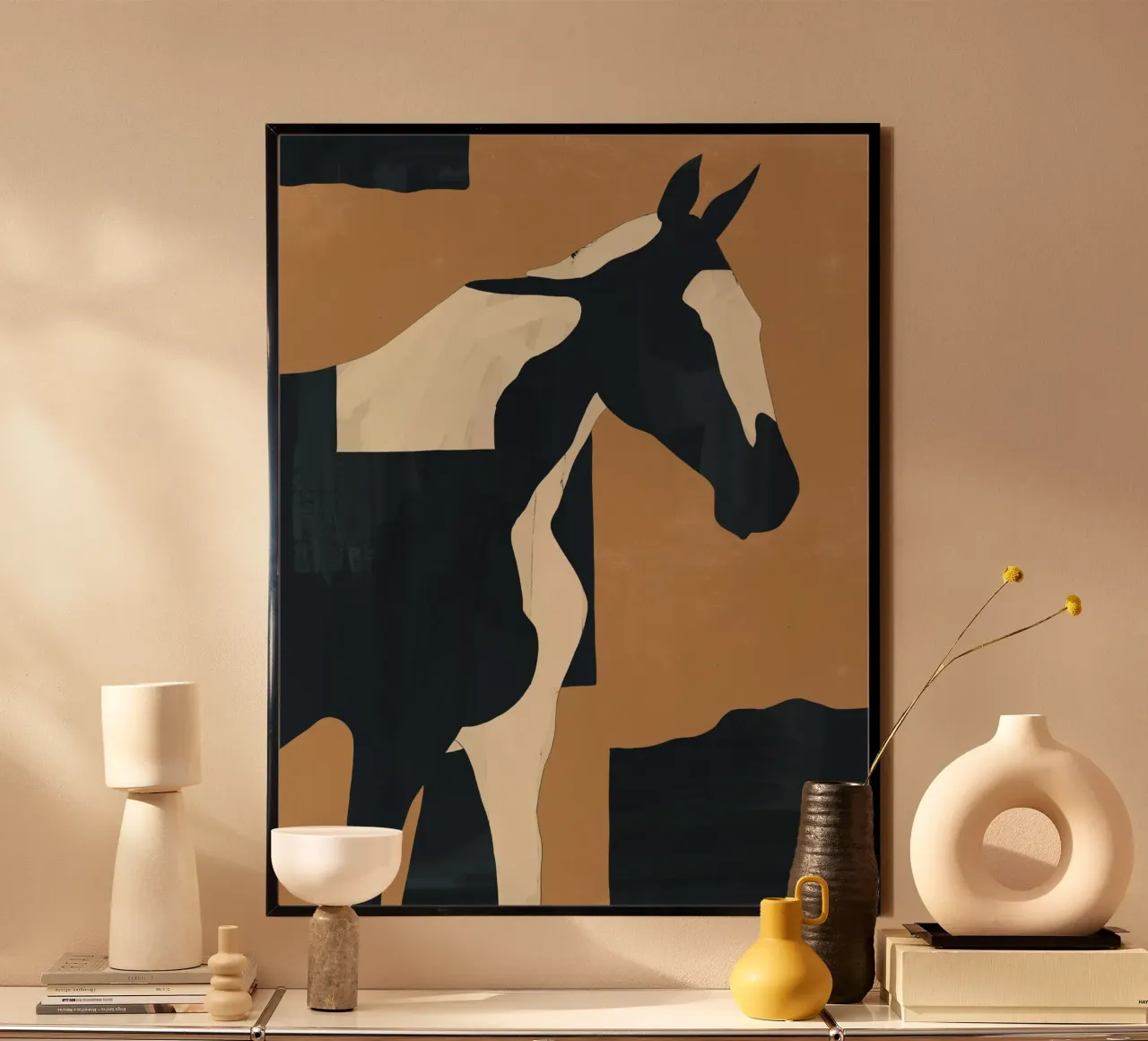 Cavallo astratto minimale 6 poster da ThingDesign
