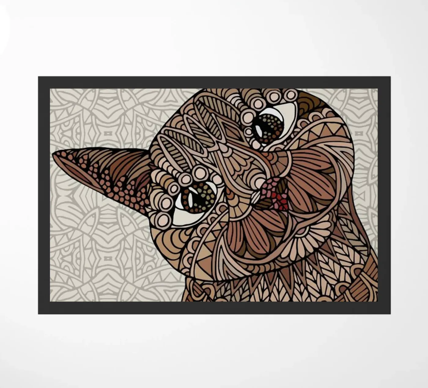 Hello Beautiful doormat by Angelika Parker