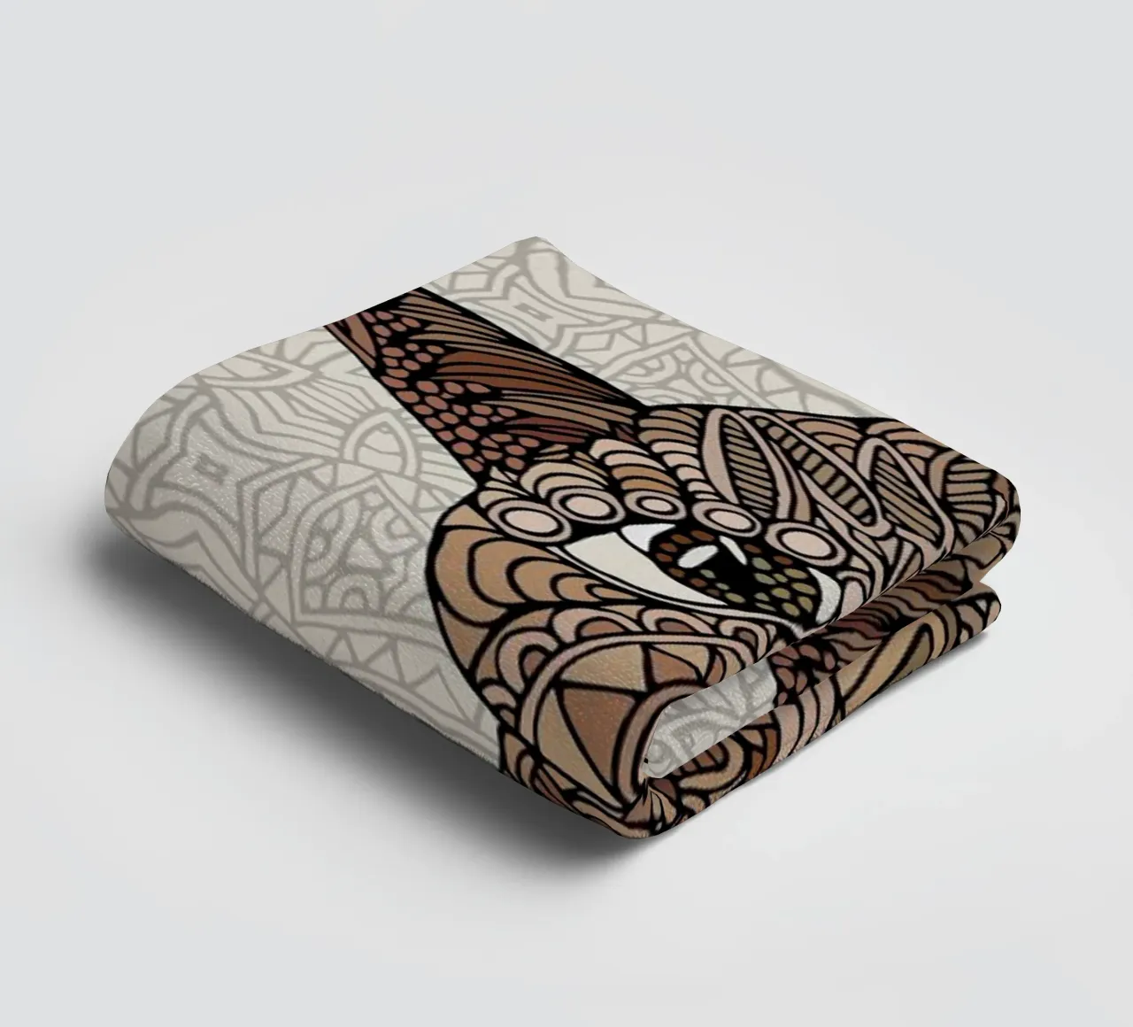 Hello Beautiful towel by Angelika Parker