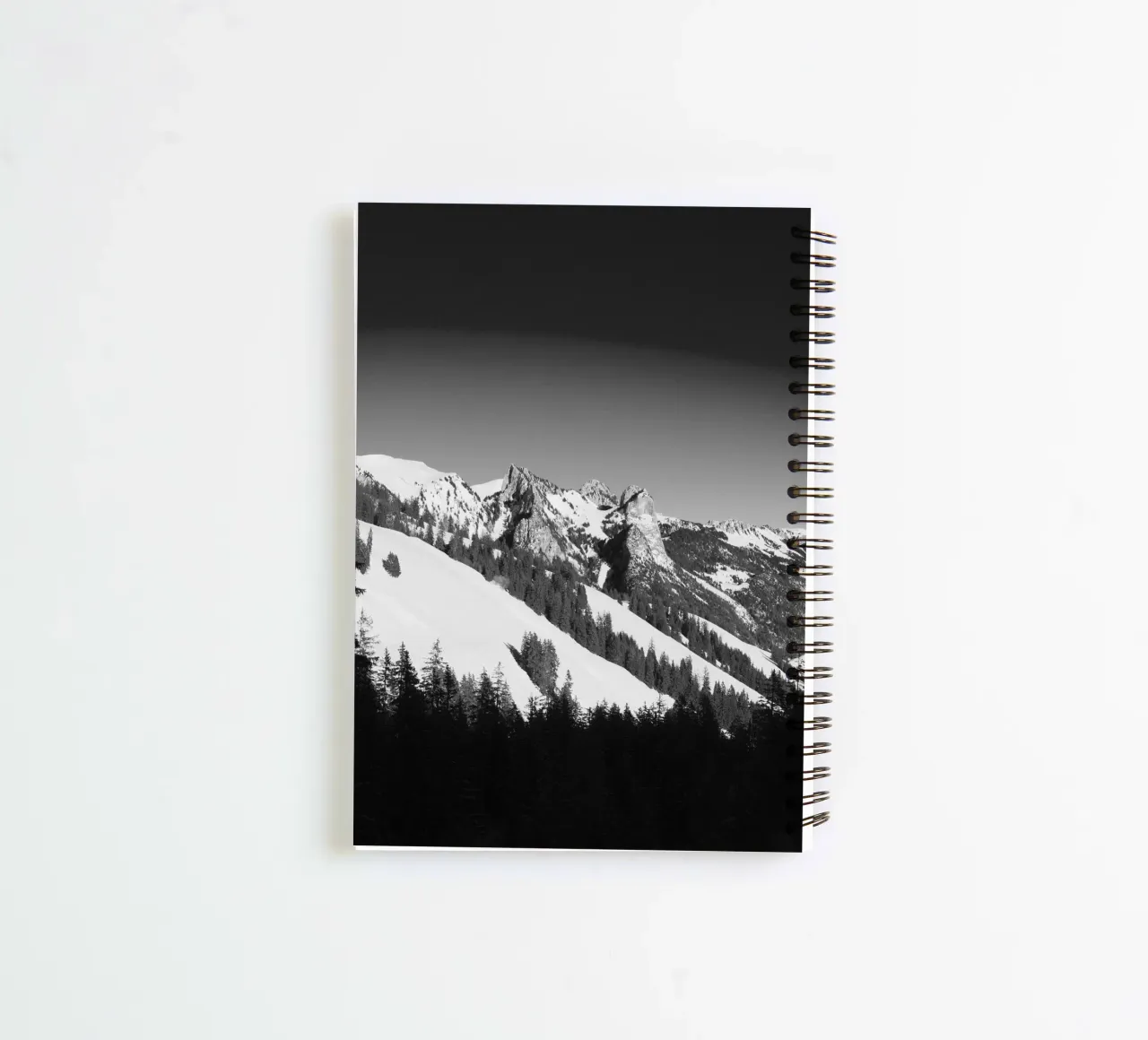 Shadow of the Peaks spiral notebook by FujiSwiss