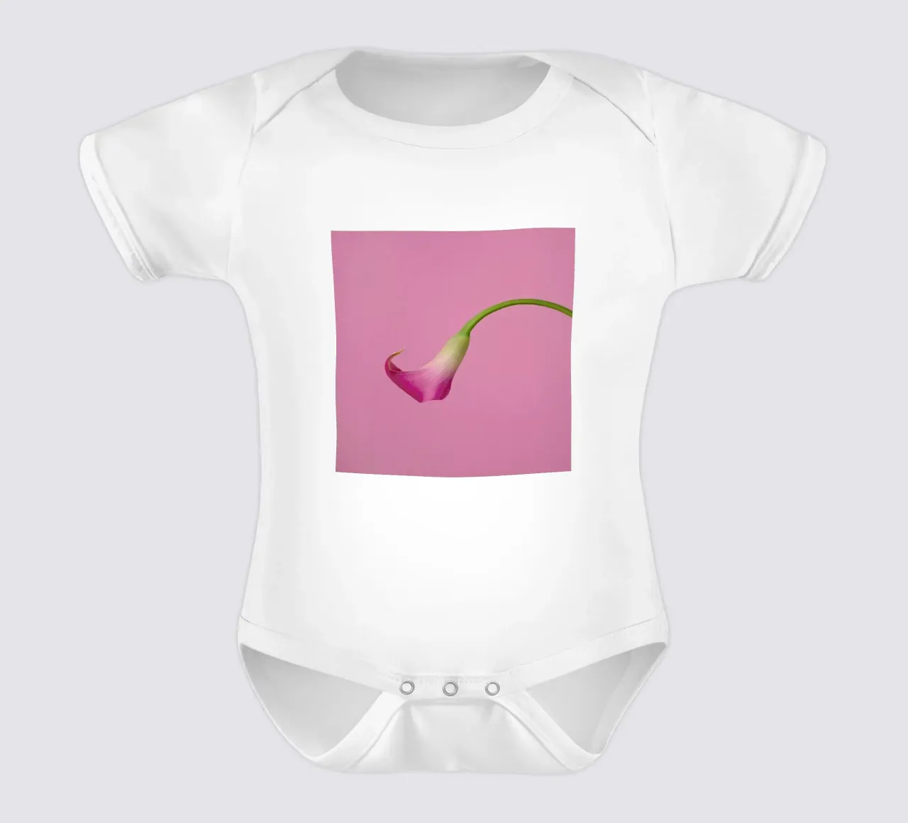 Pink body neonato maniche corte da Juj Winn