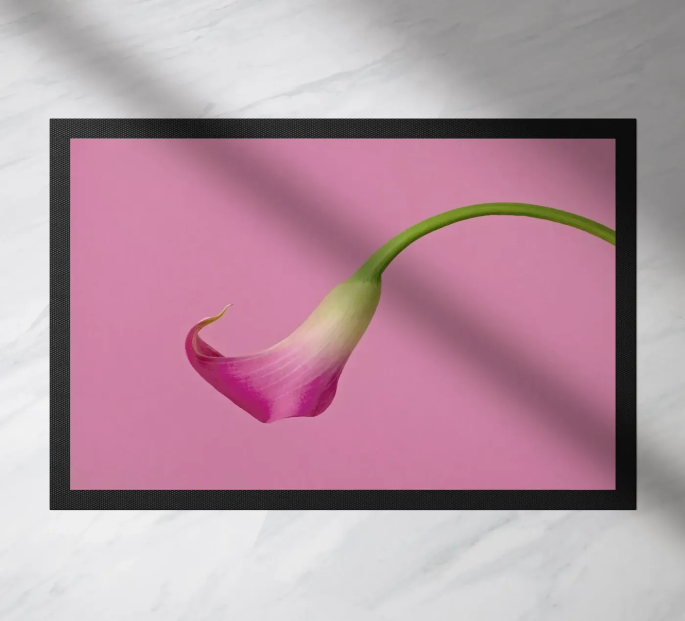 Pink doormat by Juj Winn