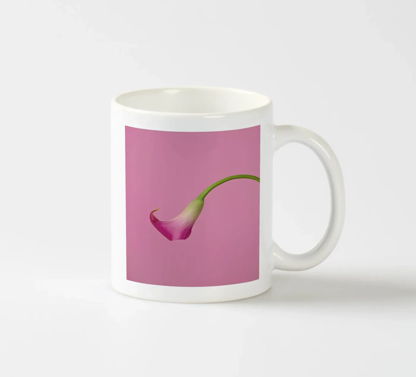 Pink ceramic mug by Juj Winn