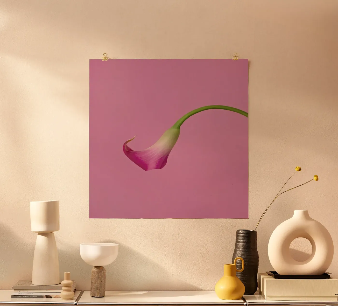 Pink poster by Juj Winn