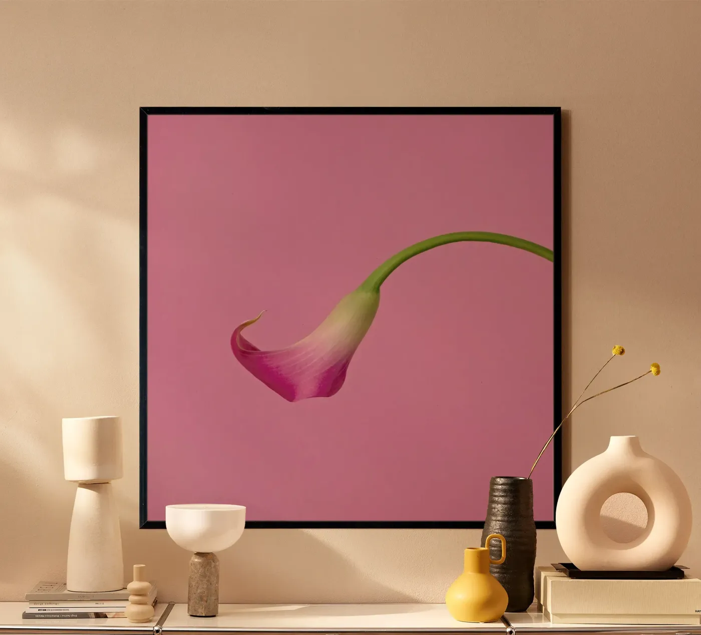 Pink poster by Juj Winn