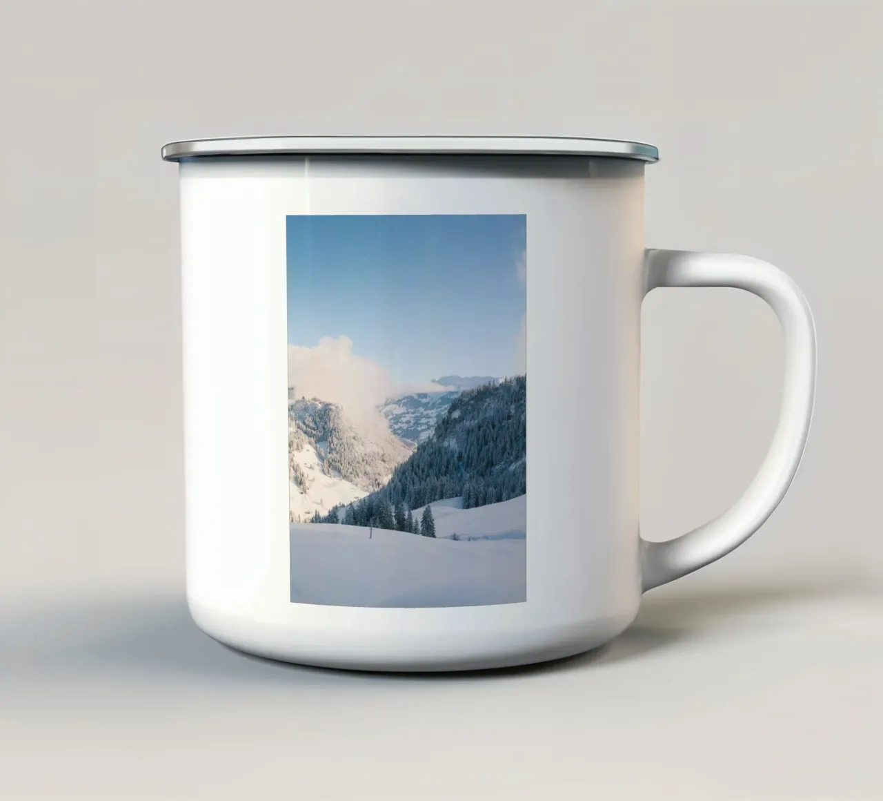 Alpine Whisper tazza in smalto da FujiSwiss