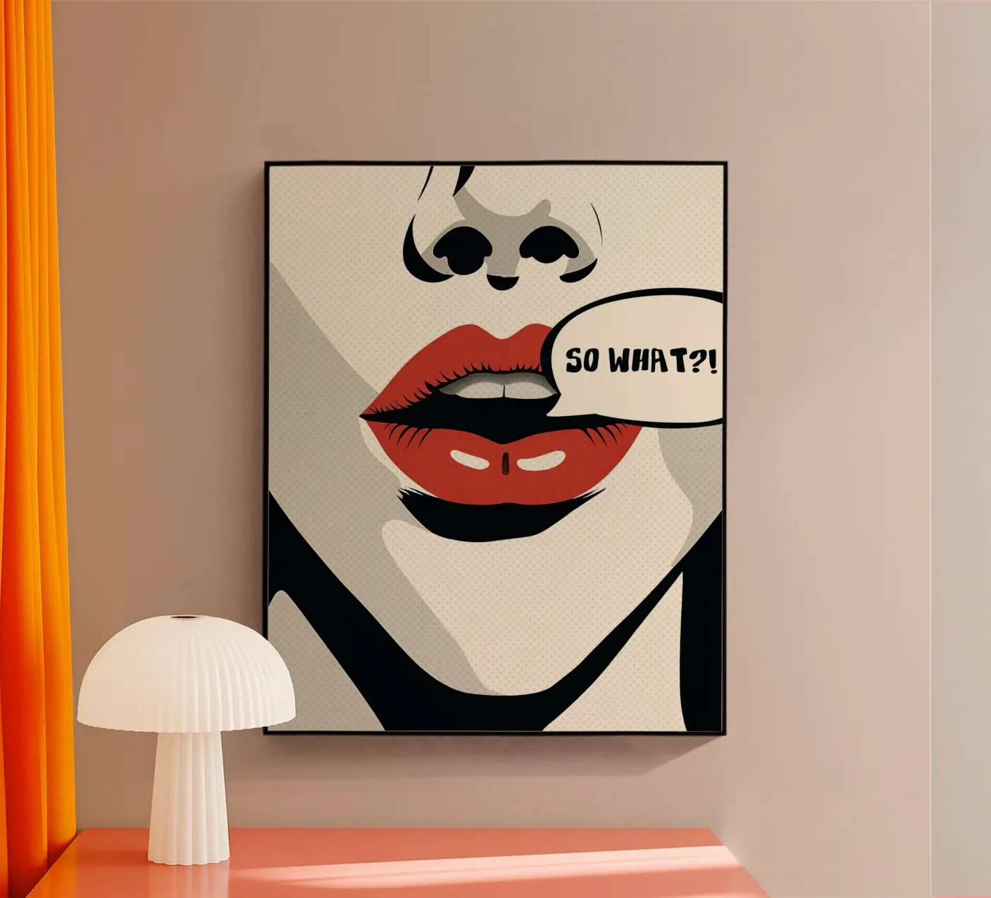 So What ?! Acryl-Glas von Indigo Rain