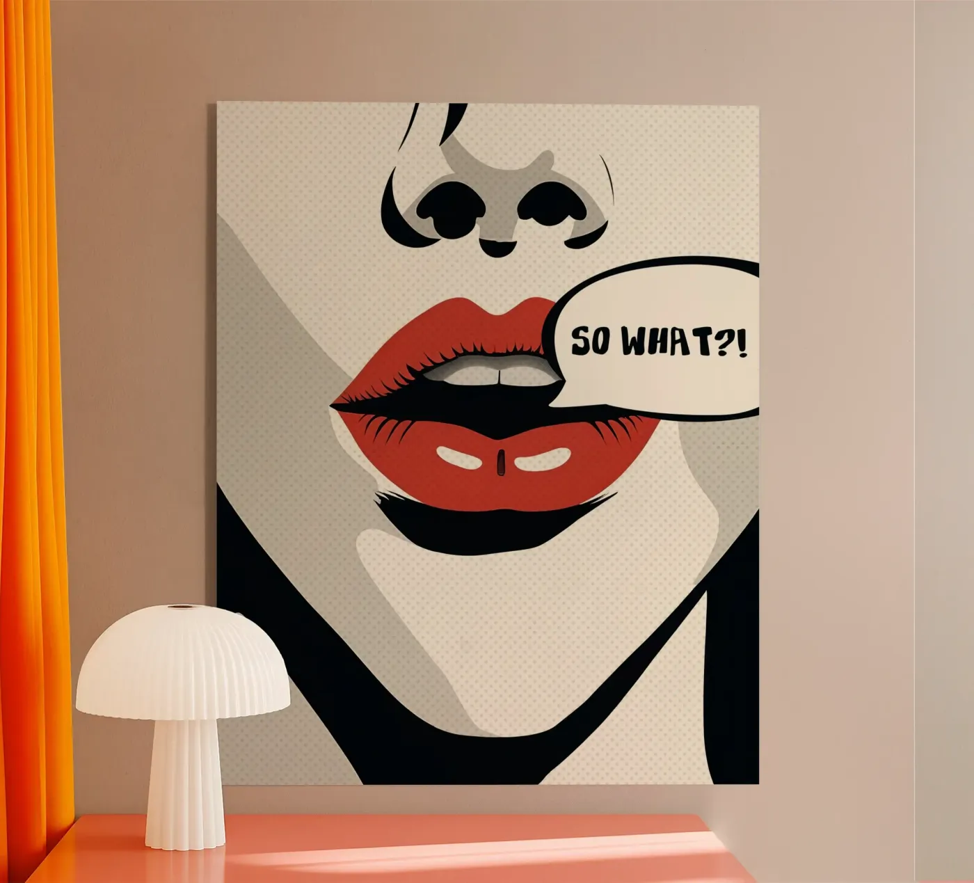 So What ?! Acryl-Glas von Indigo Rain