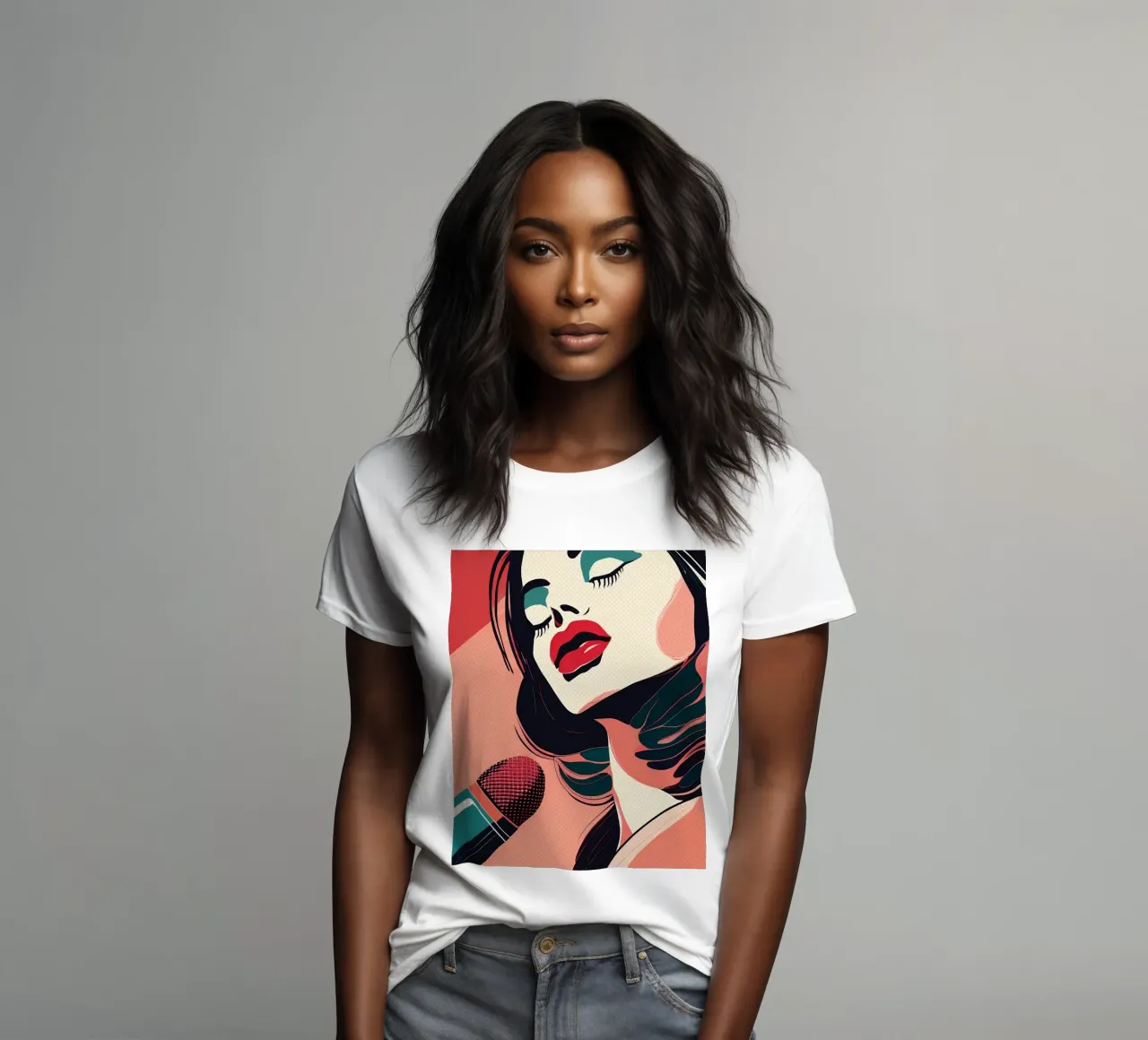 El poder de la canción camiseta de mujer de Indigo Rain