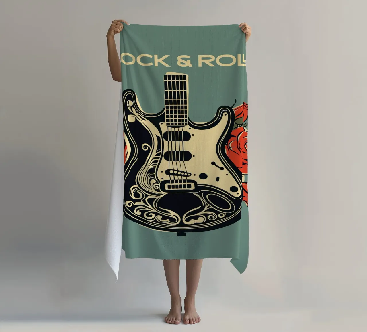 Corde e rose telo mare da Indigo Rain