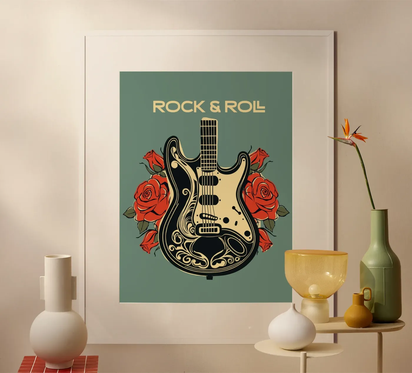 Strings & Roses poster by Indigo Rain
