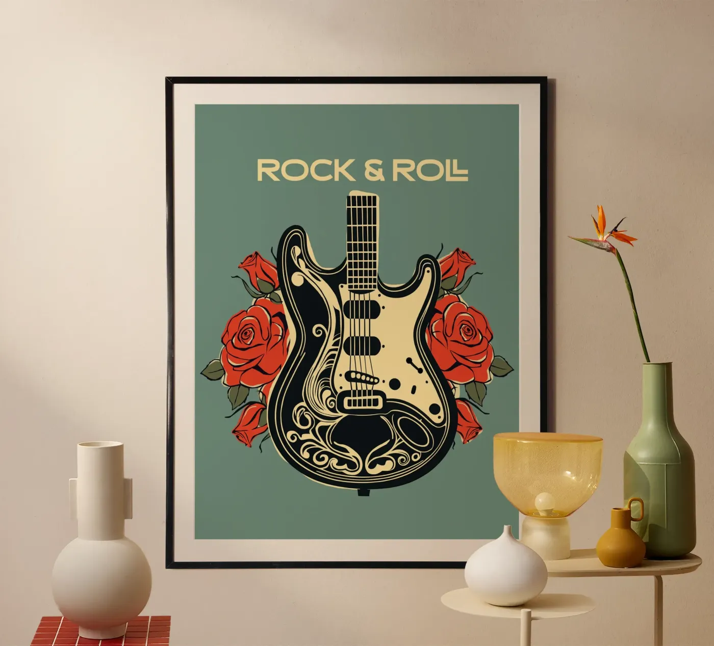 Strings & Roses poster by Indigo Rain