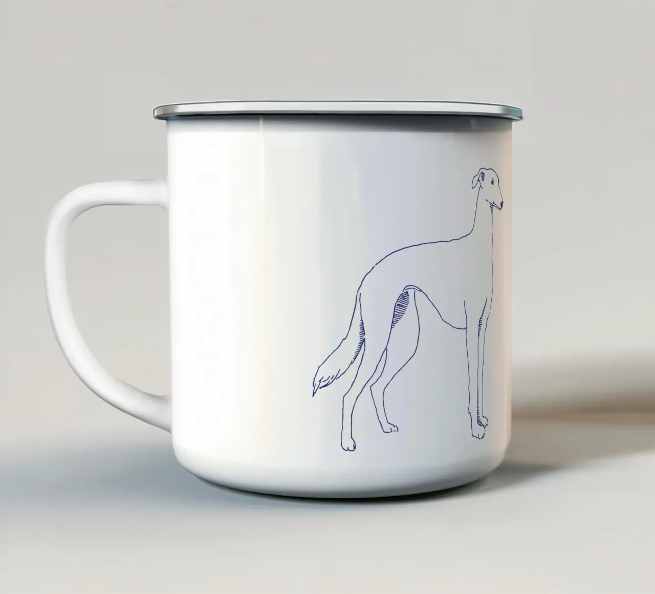 Blue Dogs tazza in smalto da Face & Content