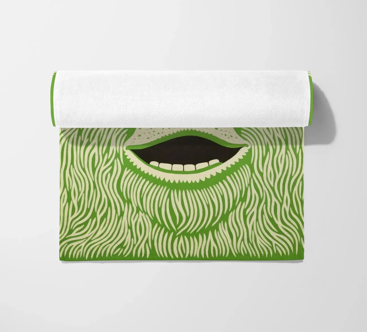 Orangutan verde 3 telo mare da Minimal Animal Art