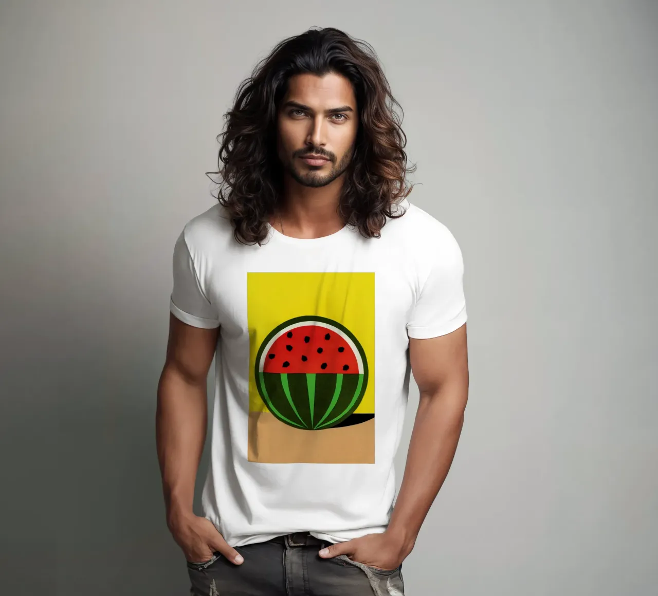 Three Quarter Melon t-shirt da Rosi Feist