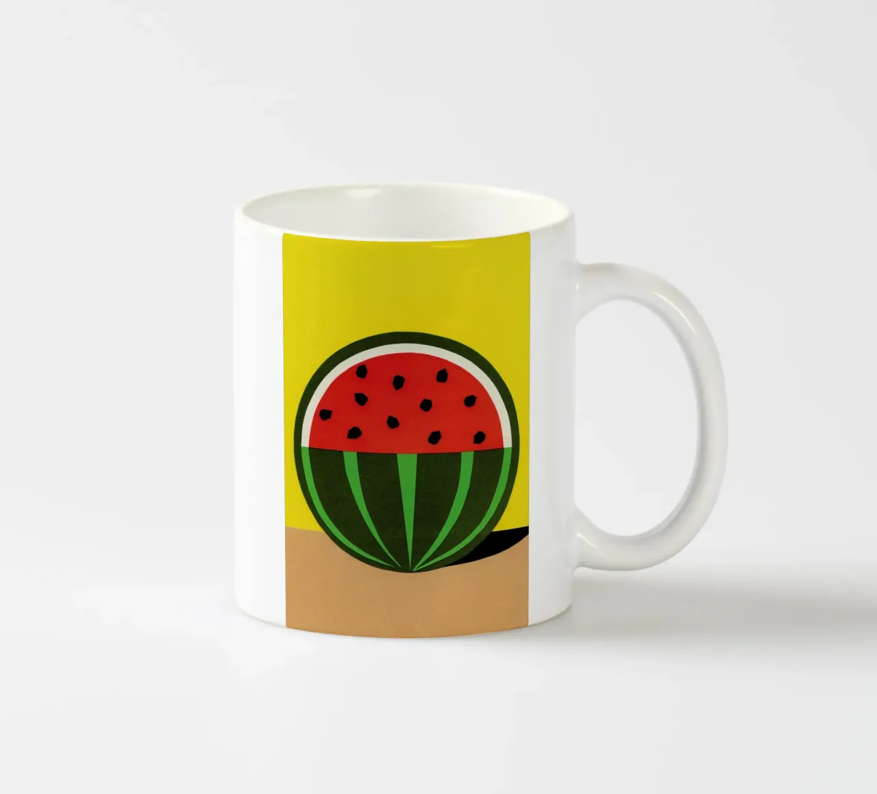 Three Quarter Melon tazza in ceramica da Rosi Feist