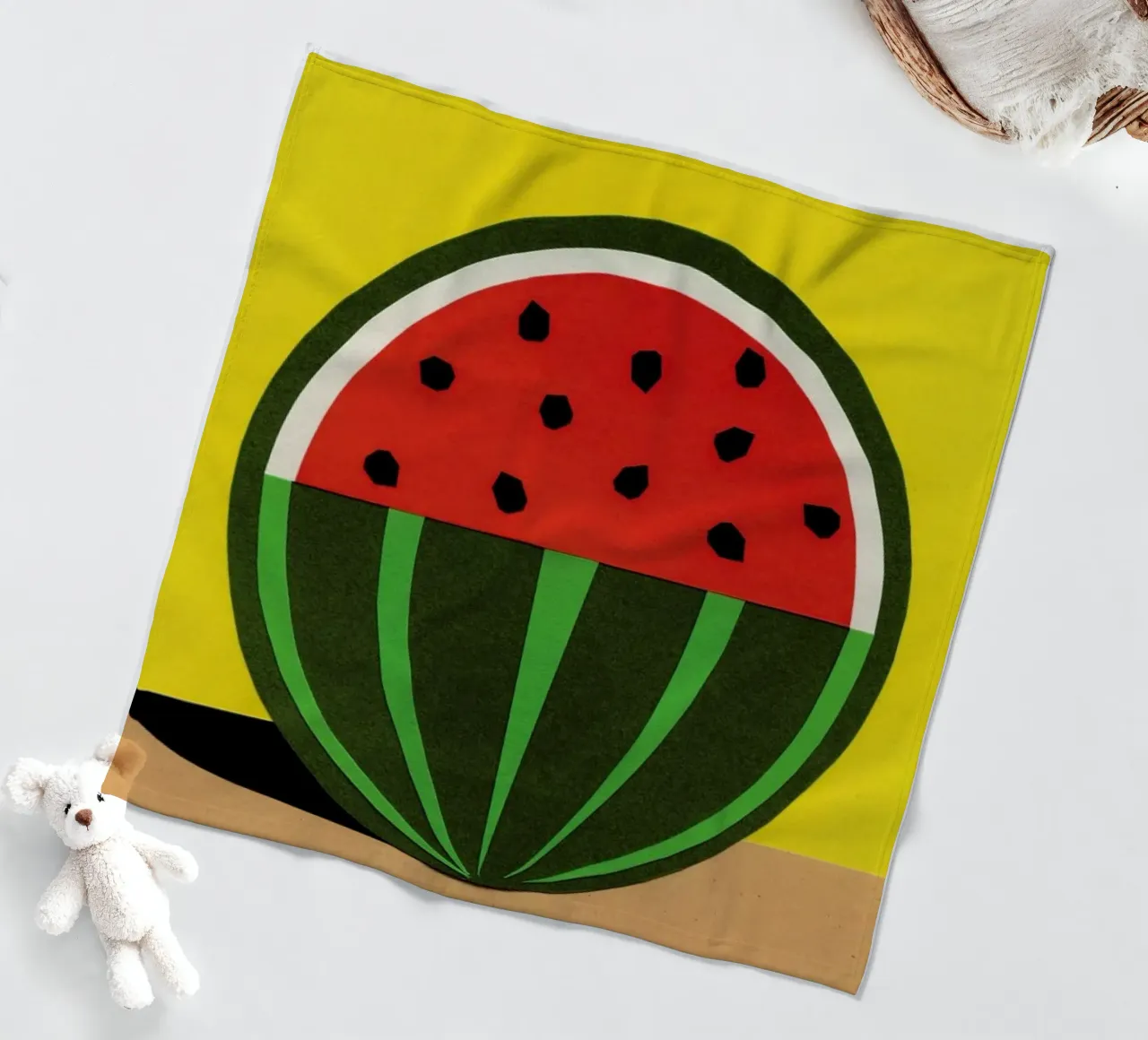 Three Quarter Melon fleecedeken van Rosi Feist