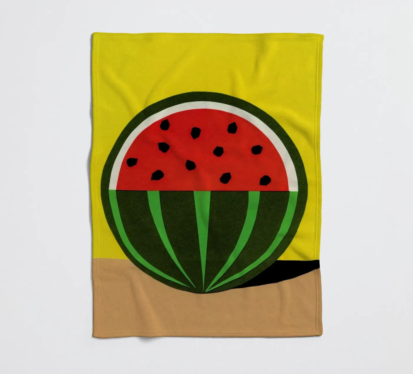 Three Quarter Melon Fleecedecke von Rosi Feist