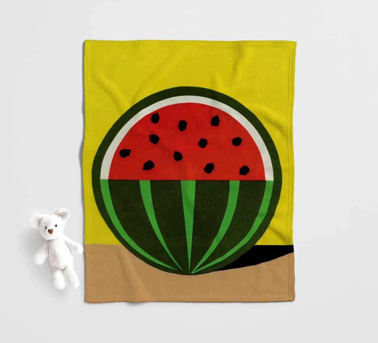 Three Quarter Melon fleecedeken van Rosi Feist