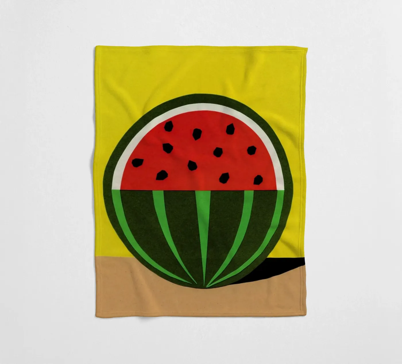 Three Quarter Melon Fleecedecke von Rosi Feist