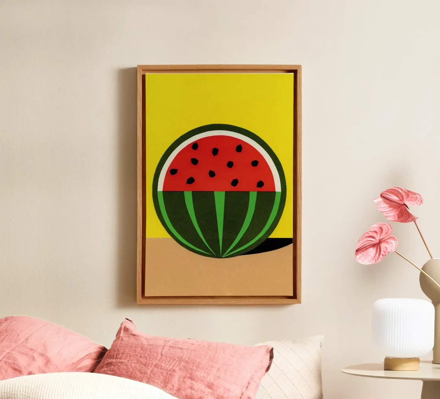 Three Quarter Melon tela da Rosi Feist