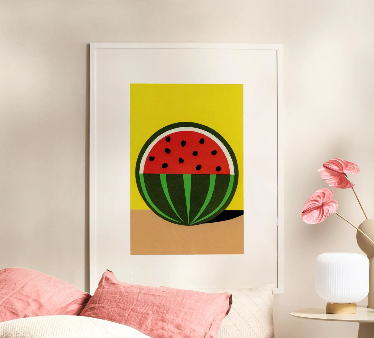Three Quarter Melon poster by Rosi Feist