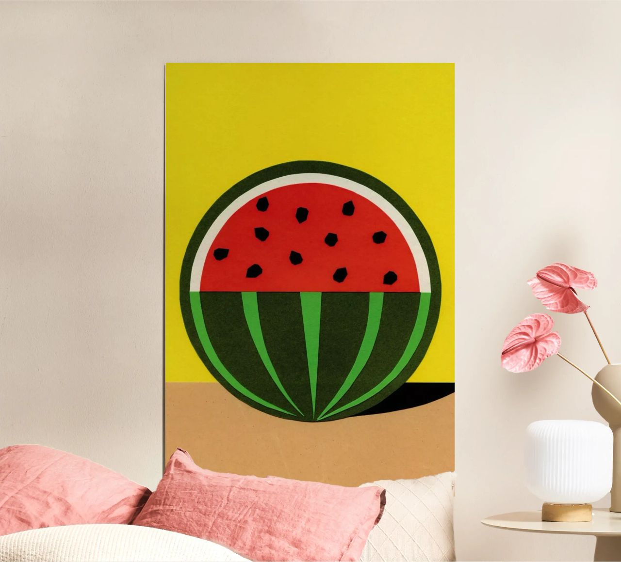 Three Quarter Melon poster by Rosi Feist