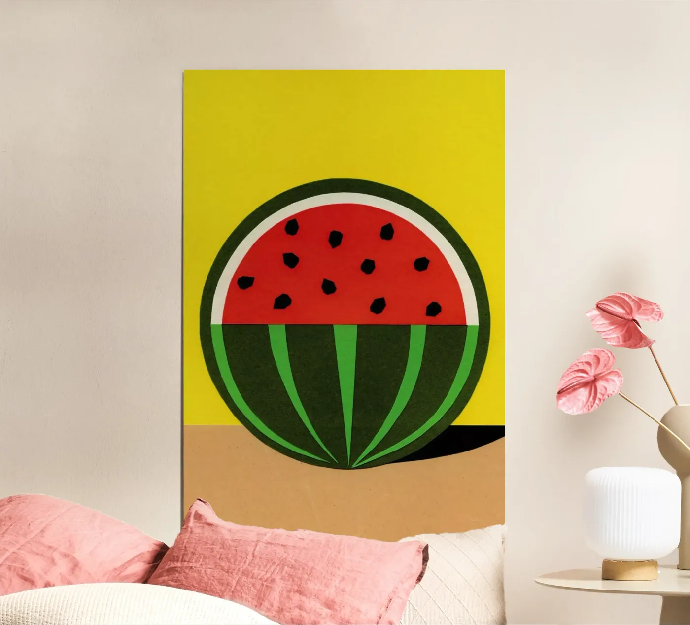 Three Quarter Melon poster by Rosi Feist