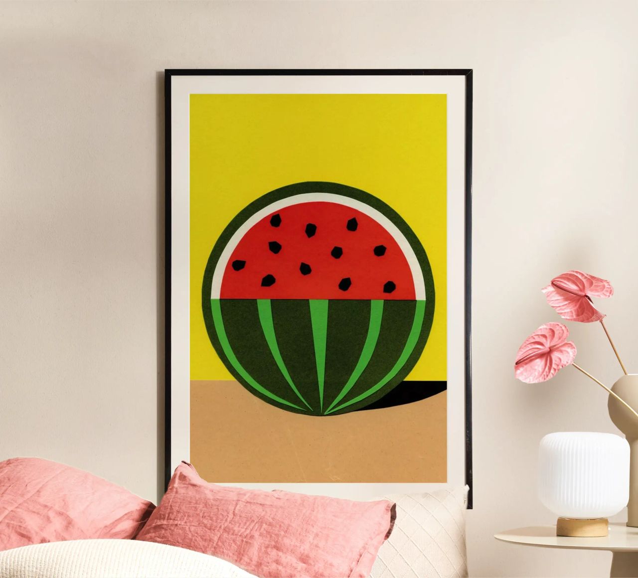 Three Quarter Melon poster by Rosi Feist