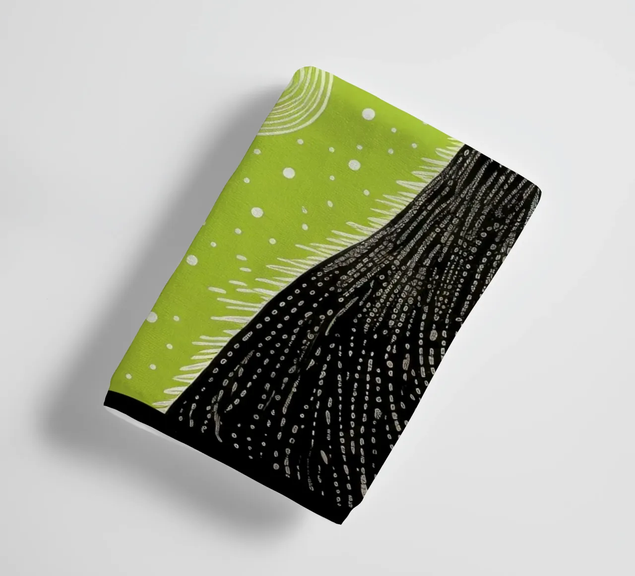 Struzzo verde 1 asciugamano da bagno da Minimal Animal Art
