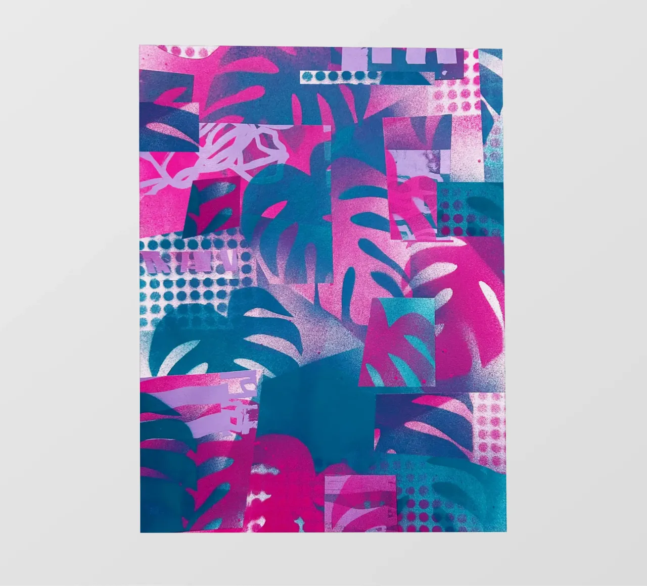 Miami Vibes Monstera telo in pvc da Kim Hubball Studio