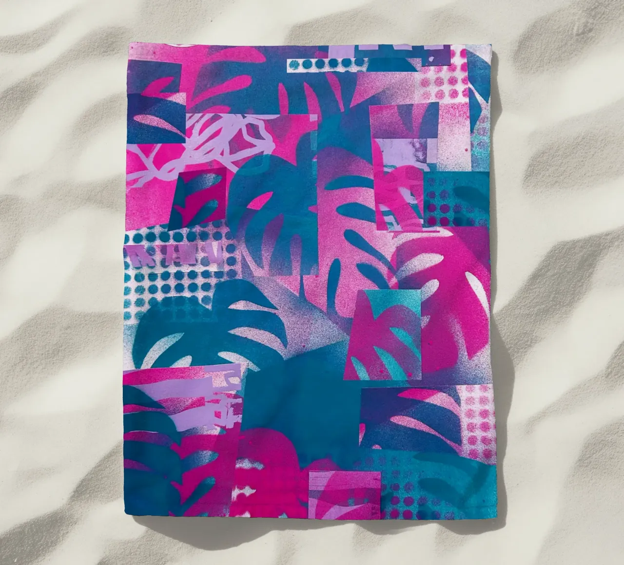 Miami Vibes Monstera telo mare da Kim Hubball Studio