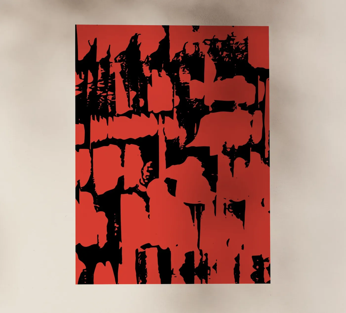 Grunge-patroon backlit folie van Kim Hubball Studio