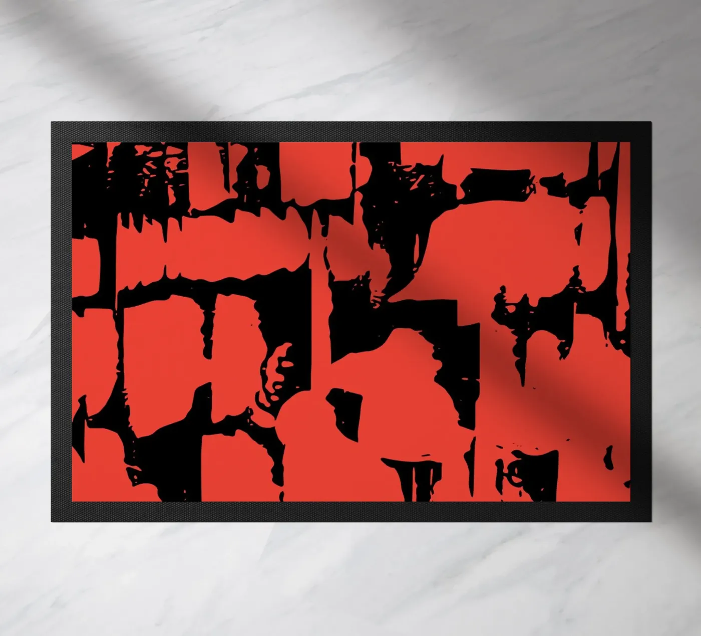 Motif grunge paillasson de Kim Hubball Studio