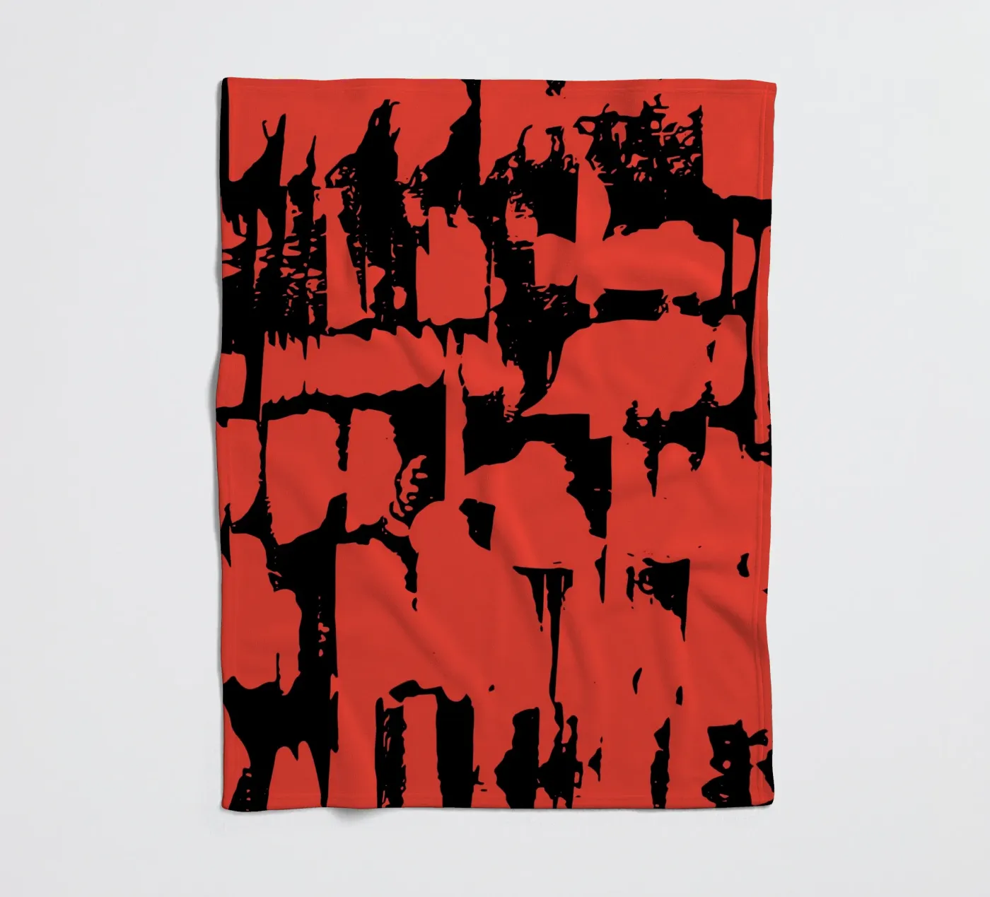 Grunge Pattern Fleecedecke von Kim Hubball Studio