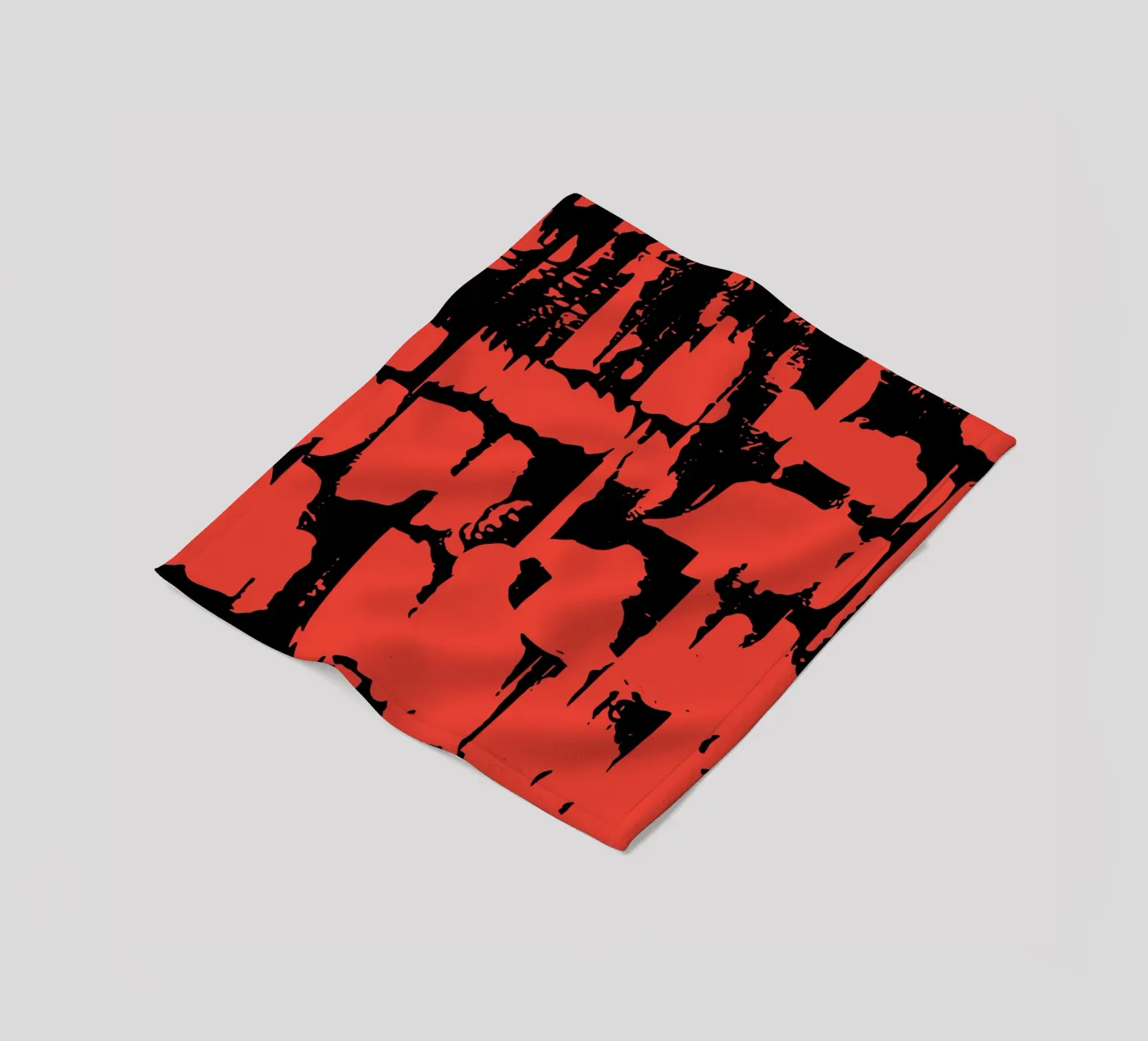 Grunge Pattern Fleecedecke von Kim Hubball Studio