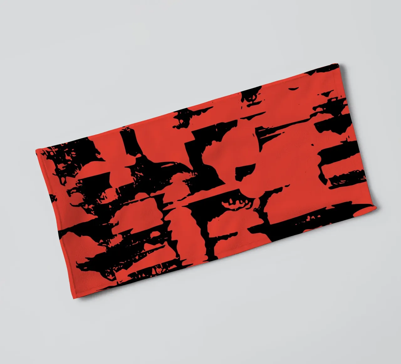 Grunge Pattern towel by Kim Hubball Studio