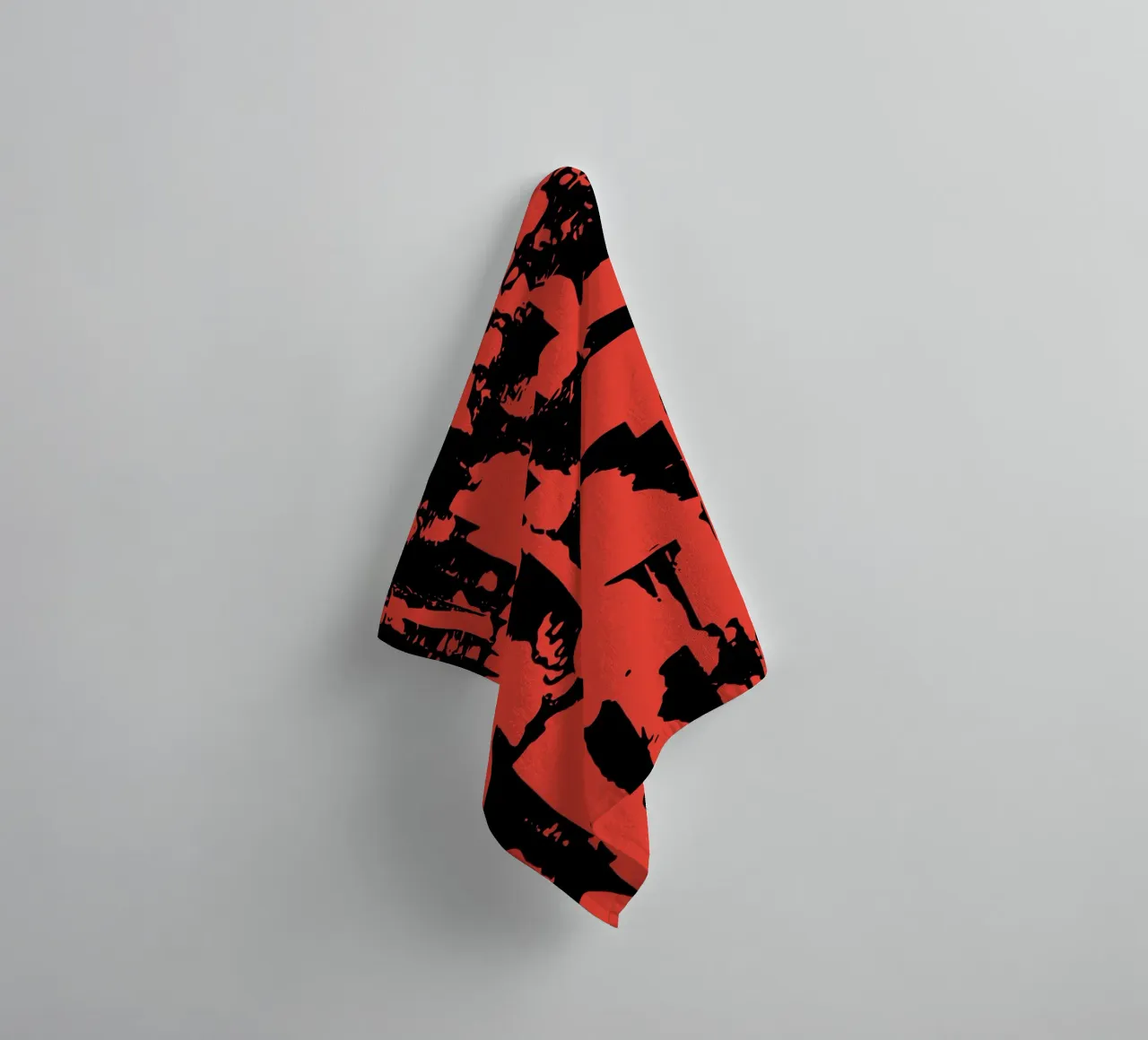 Grunge Pattern towel by Kim Hubball Studio