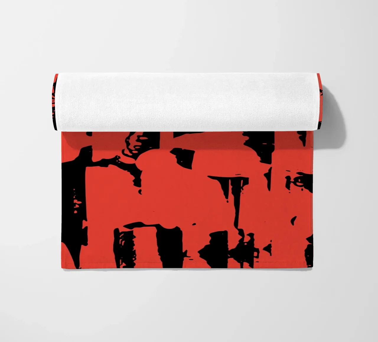 Modello grunge telo mare da Kim Hubball Studio